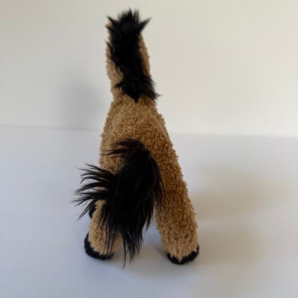 Douglas Cuddle Toy Tan Black Mane Buckskin Pony/Horse Plush Soft Stuffed Toy GUC - Picture 6 of 16